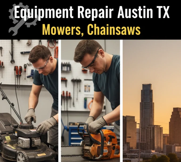 Equipment Repair Austin TX | Mowers, Chainsaws - Top Gunn Service | Repair Service | Professional repair