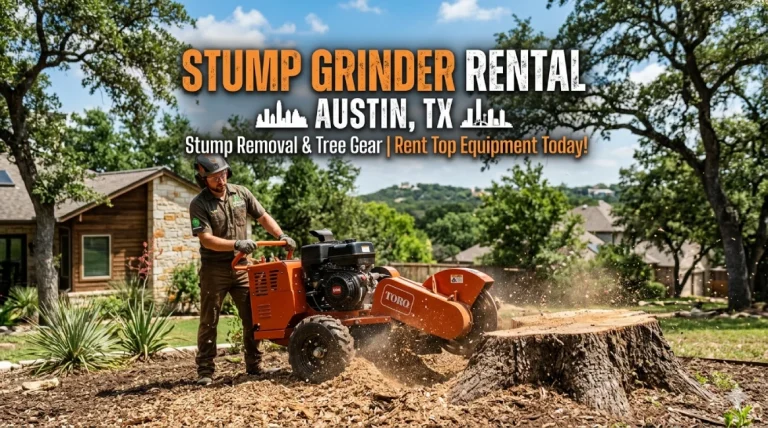 Stump Grinder Rental Austin TX | Stump Removal & Tree Gear