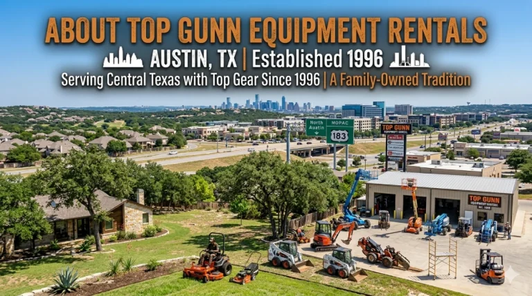 About Top Gunn Equipment Rentals | Austin TX Since 1996