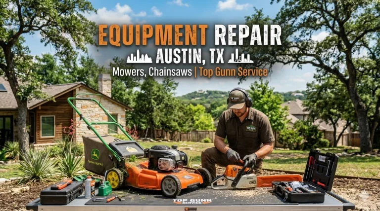 Equipment Repair Austin TX | Mowers, Chainsaws - Top Gunn Service