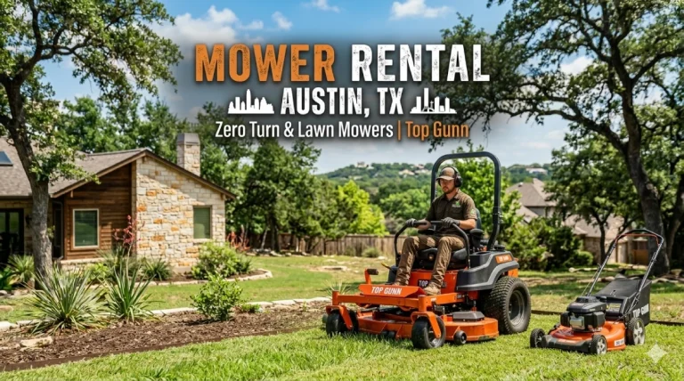 Mower Rental Austin TX | Zero Turn & Lawn Mowers - Top Gunn