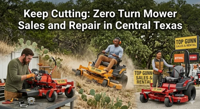 Keep Cutting: Zero Turn Mower Sales and Repair in Central Texas