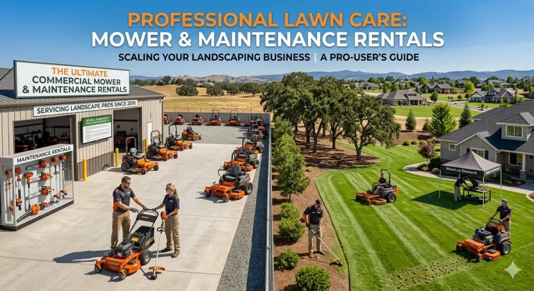 Professional Lawn Care: Mower and Maintenance Rentals